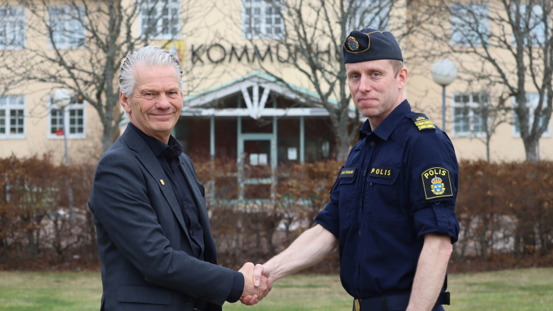 Nytt medborgarlöfte tecknat mellan polisen och Vadstena kommun