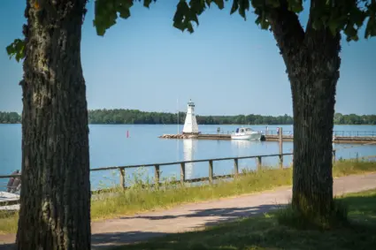 Fyren vid Vadstena Gästhamn