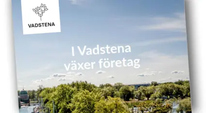 Här kan du ladda ner broschyren "I Vadstena växer företag"