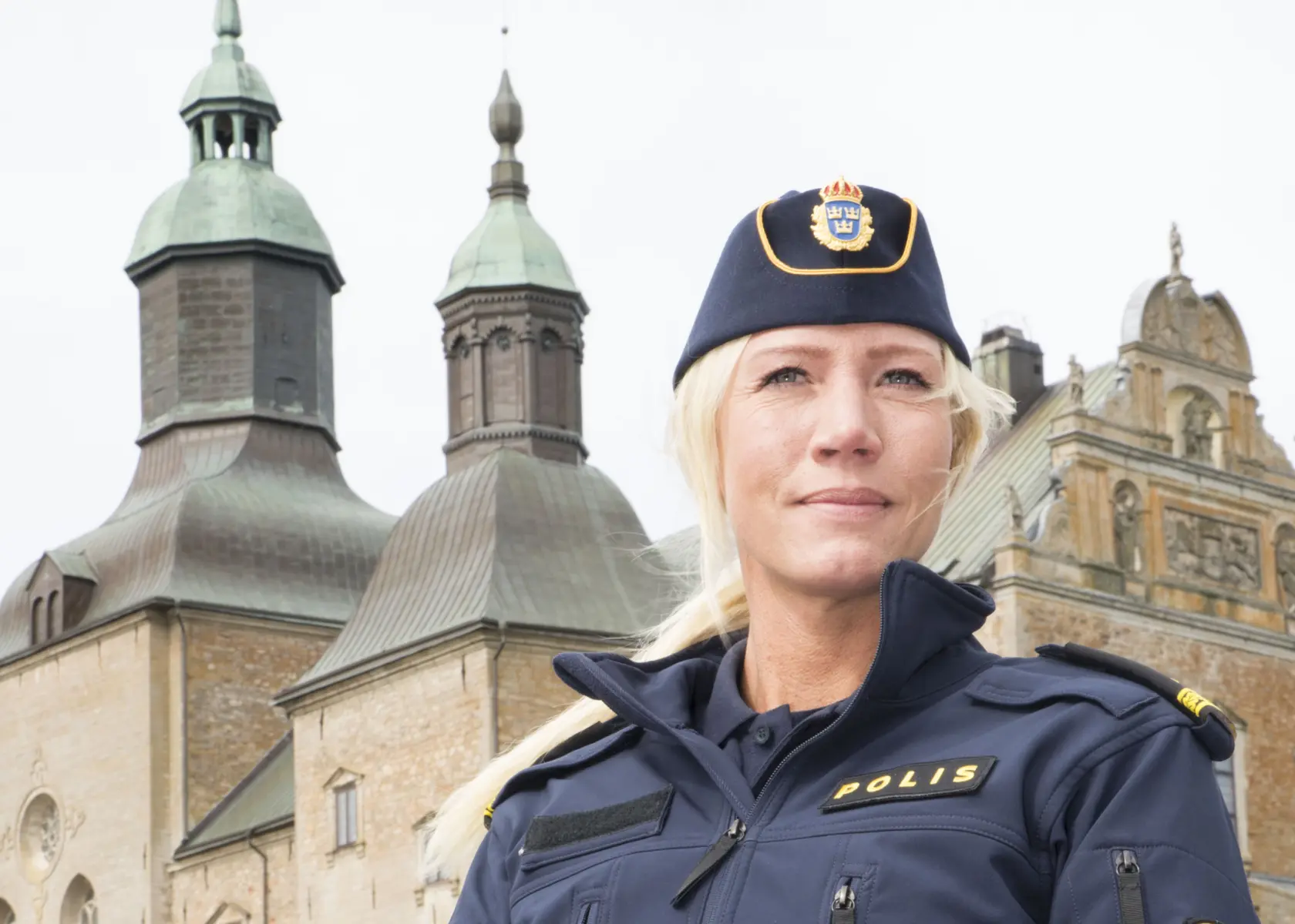 Kommunpolis Josefin Arvidsson. Foto: Bo Gäfvert, Vadstena kommun.