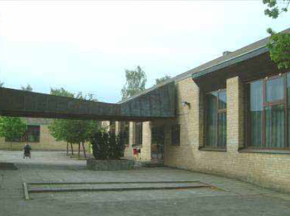 Petrus Magni skola arkivbild