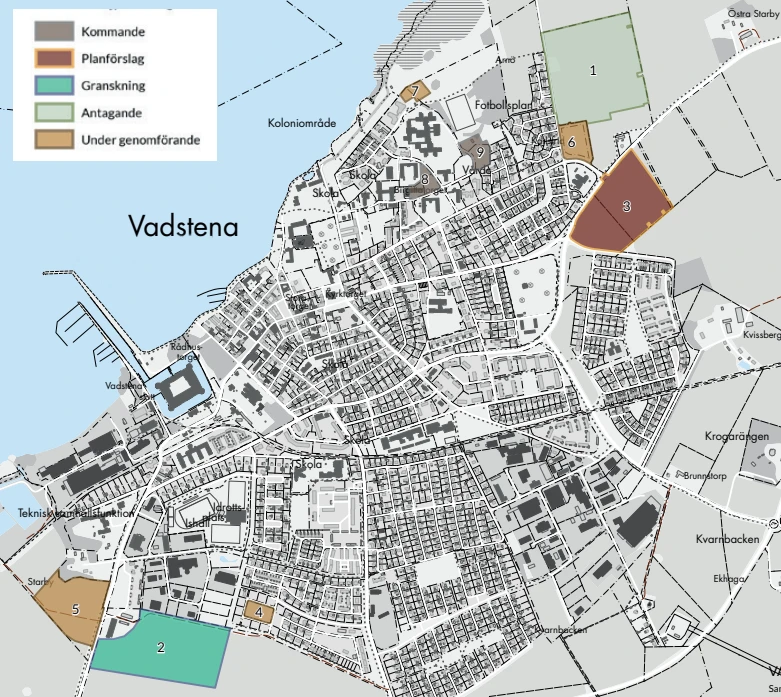 Karta Vadstena