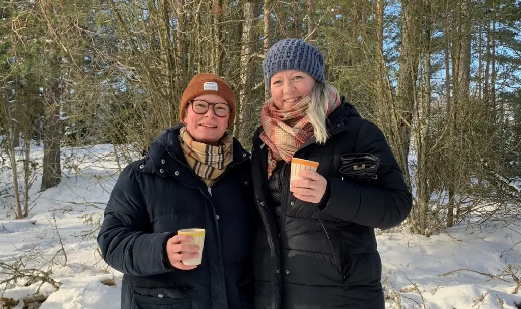 Kontaktfamilj. Familjehem. Malin och Hanna.