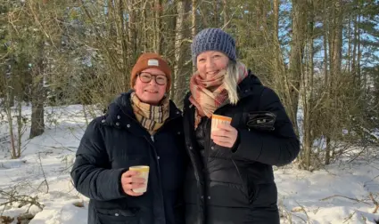 Kontaktfamilj. Familjehem. Malin och Hanna.