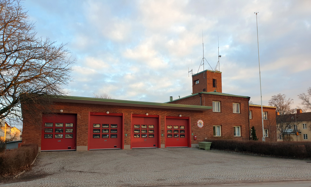 Brandstationen deltidstation Räddningstjänsten Vadstena, foto: Björn Andersson / Vadstena kommun