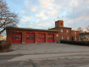 Brandstationen deltidstation Räddningstjänsten Vadstena, foto: Björn Andersson / Vadstena kommun