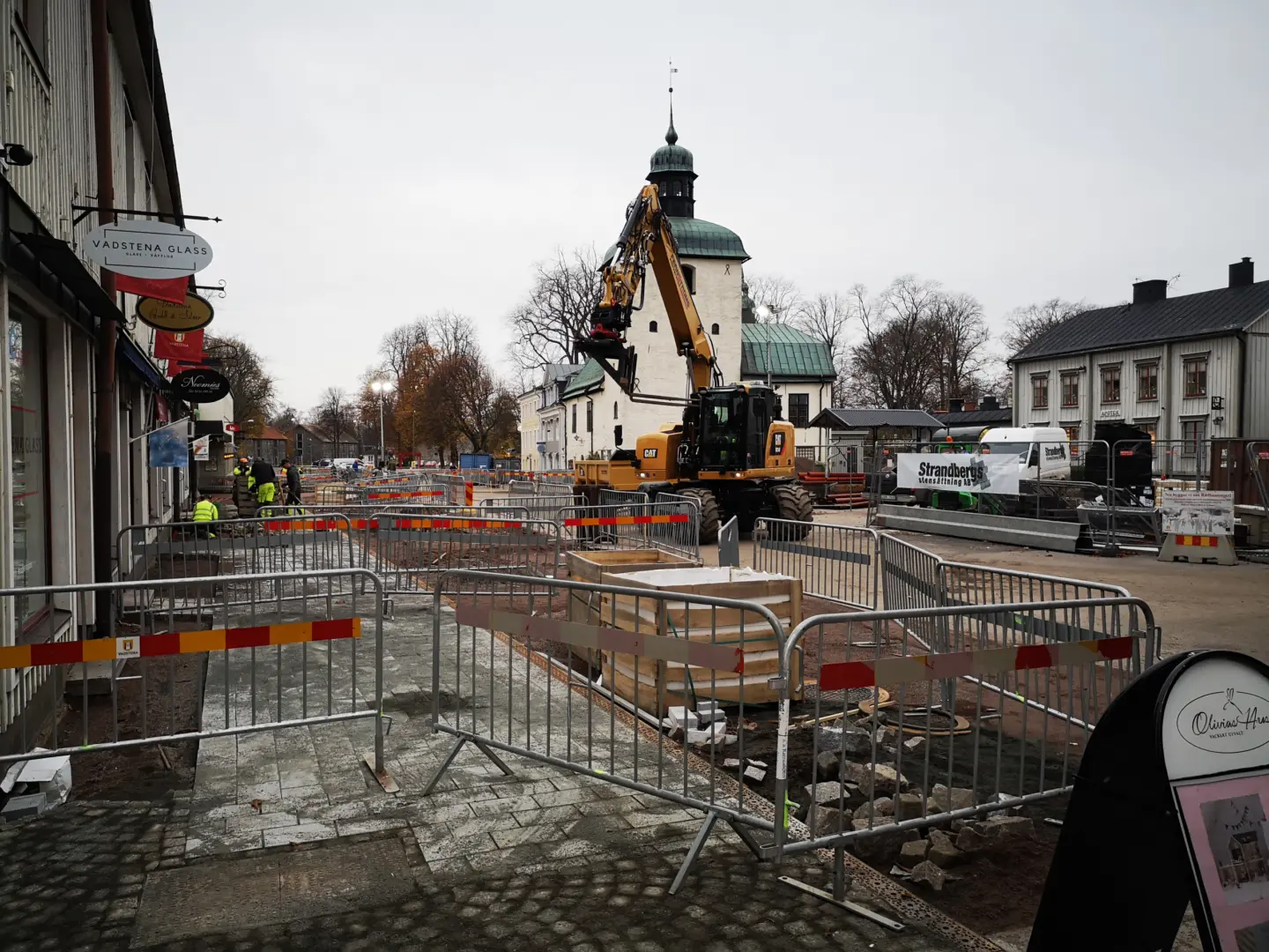 Rådhustorget, 10 november. Foto: Tommy Mansén.