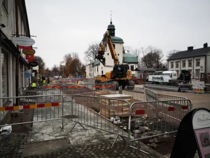 Rådhustorget, 10 november. Foto: Tommy Mansén.