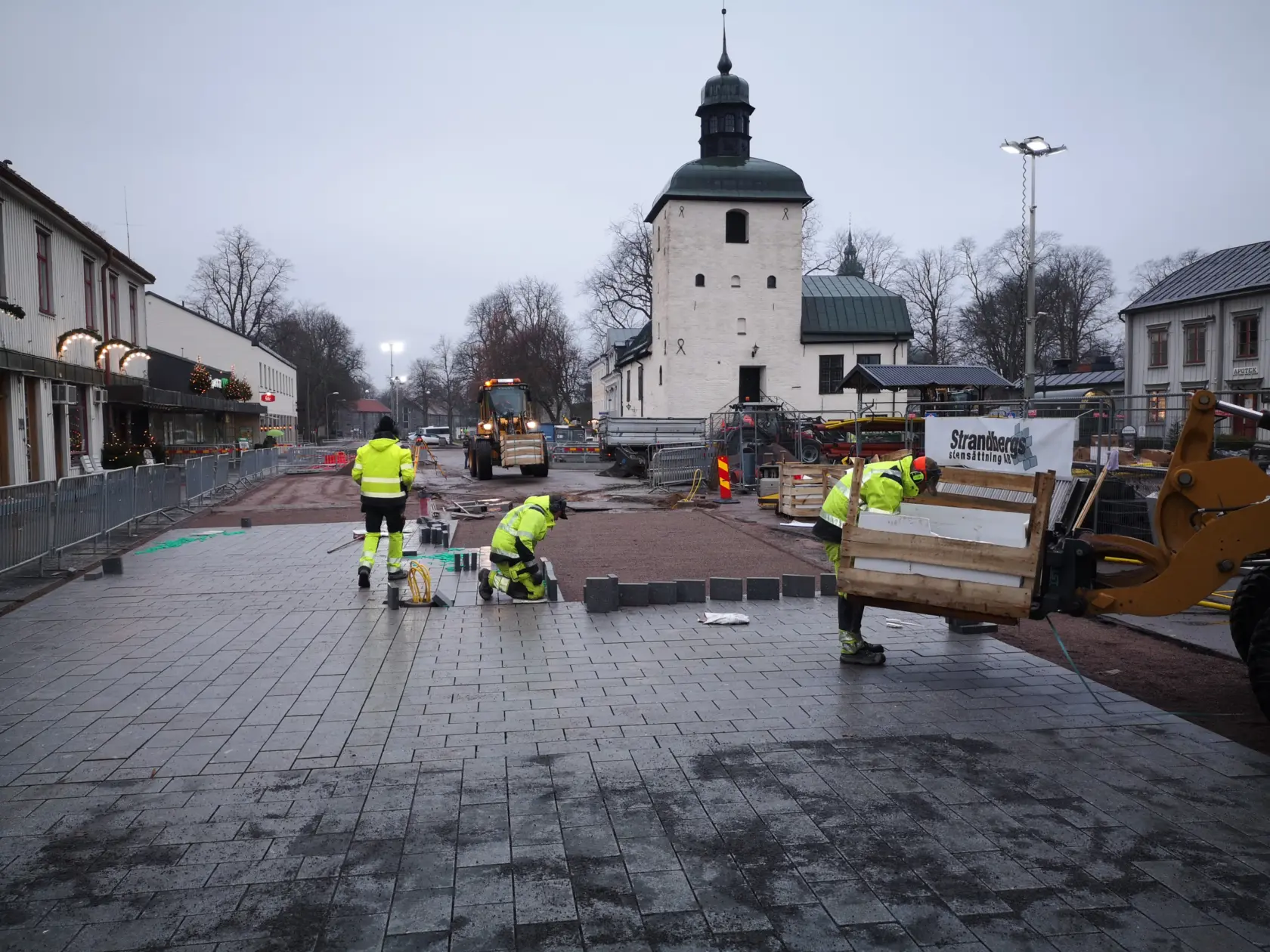 Rådhustorget, 1 december 2020. Foto: Tommy Mansén.