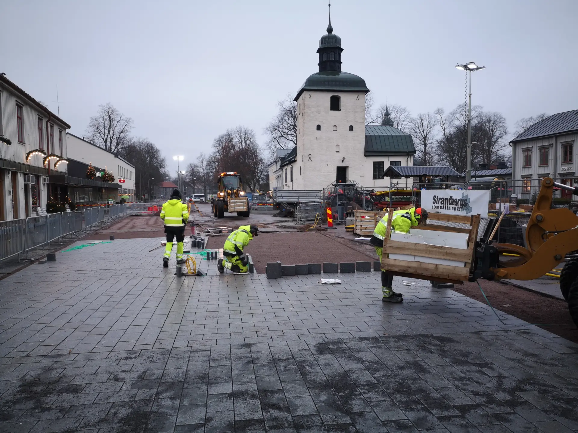 Rådhustorget, 1 december 2020. Foto: Tommy Mansén.
