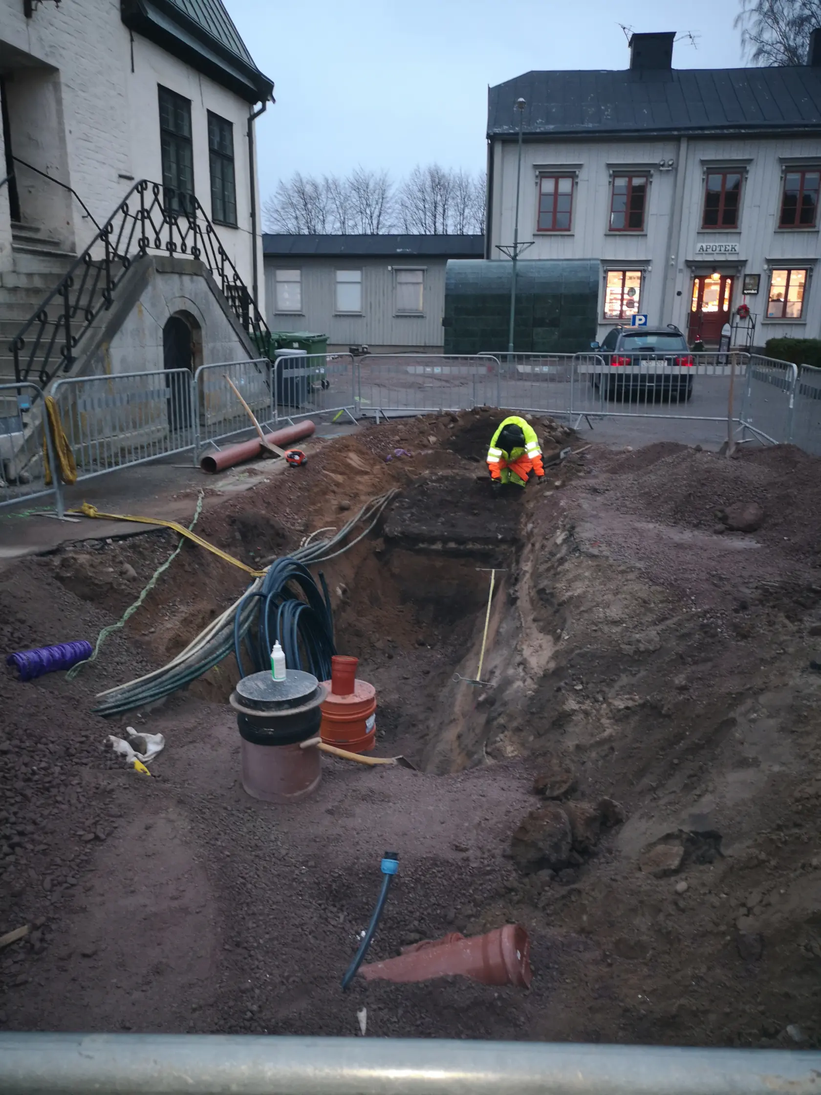 Rådhustorget, 8 december 2020. Foto: Tommy Mansén.