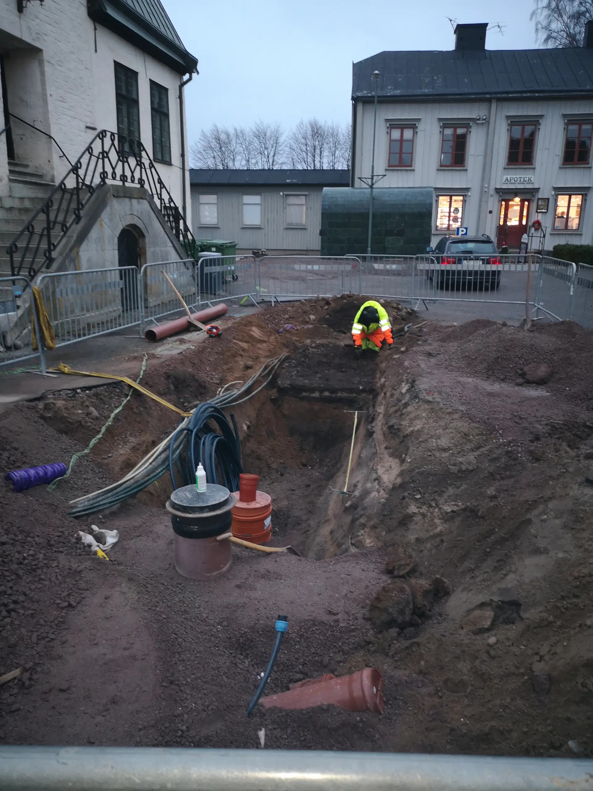 Rådhustorget, 8 december 2020. Foto: Tommy Mansén.