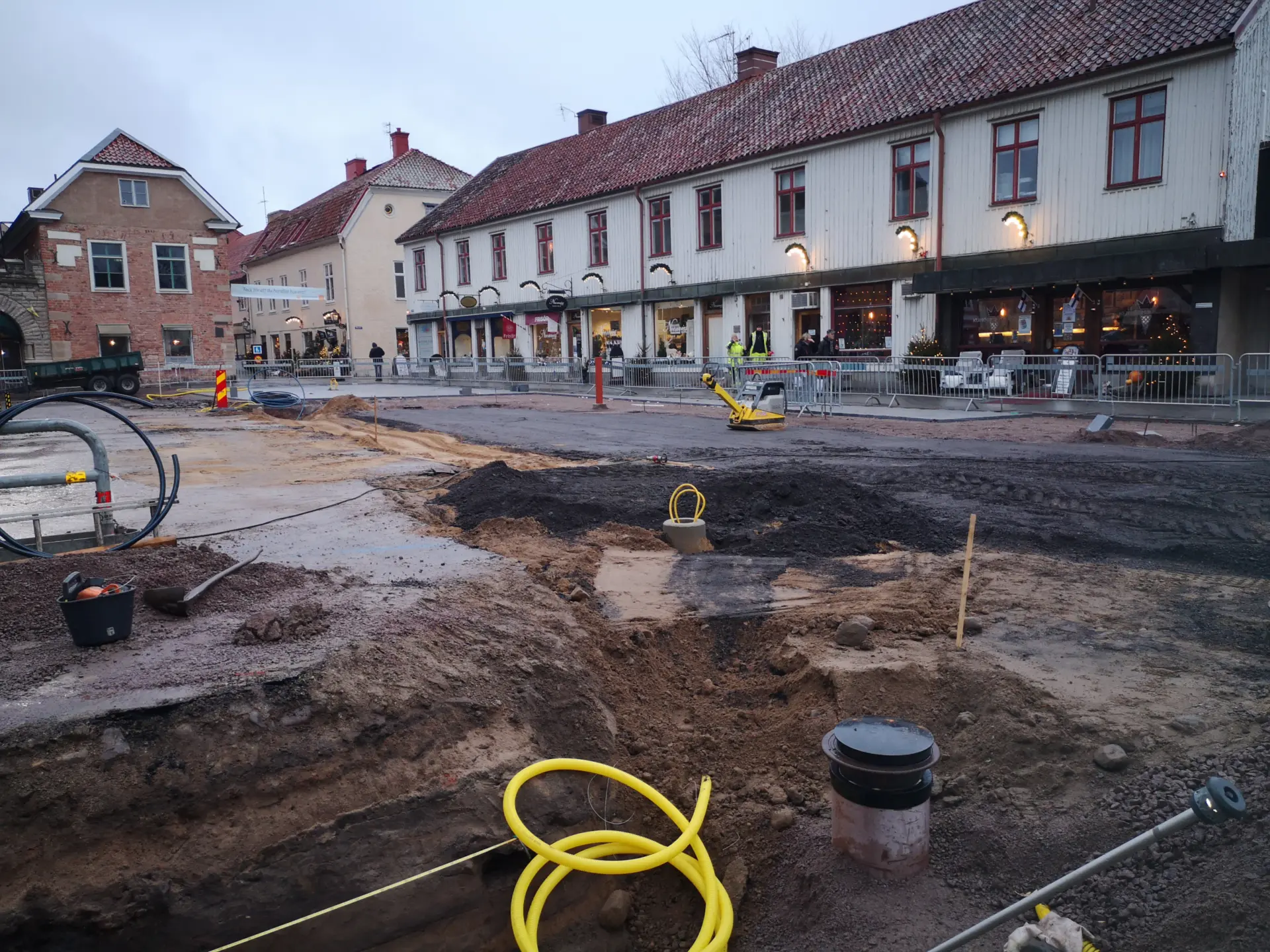 Rådhustorget, 11 december 2020. Foto: Tommy Mansén.