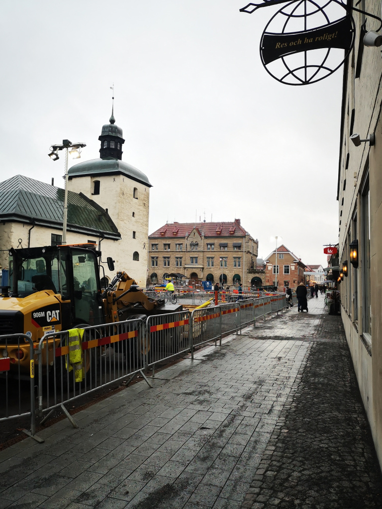 Rådhustorget, 12 december 2020. Foto: Tommy Mansén.