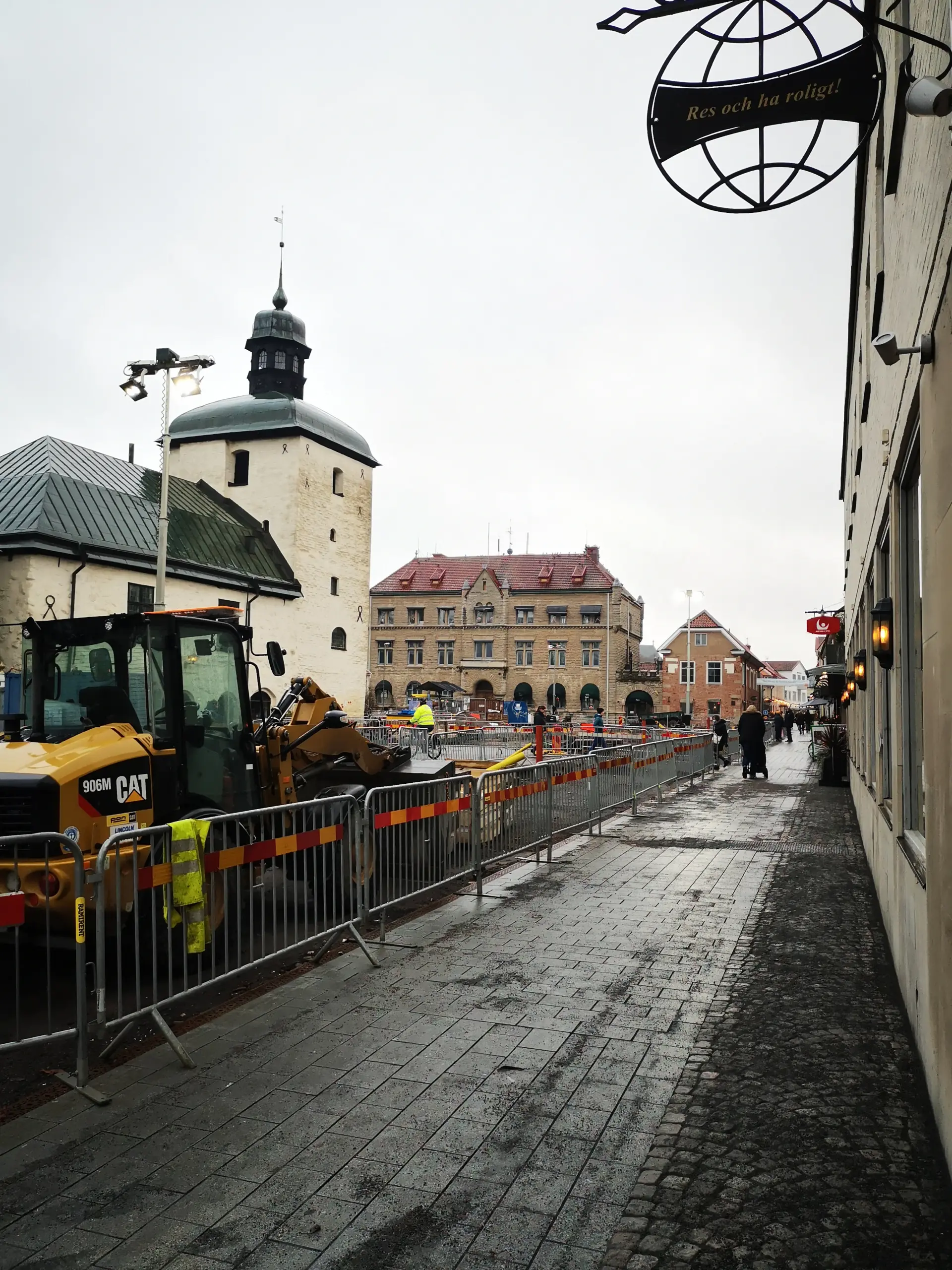 Rådhustorget, 12 december 2020. Foto: Tommy Mansén.