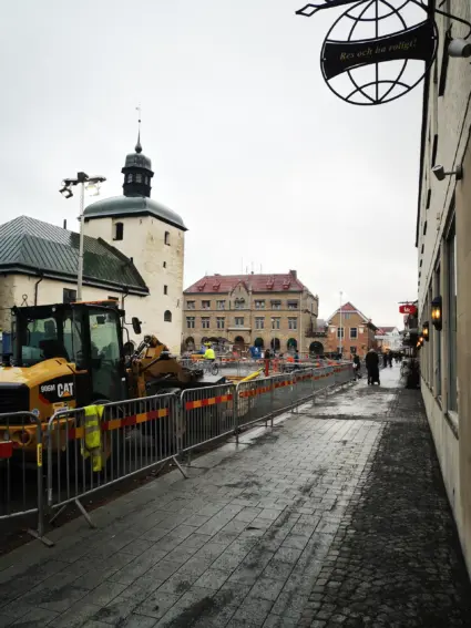 Rådhustorget, 12 december 2020. Foto: Tommy Mansén.