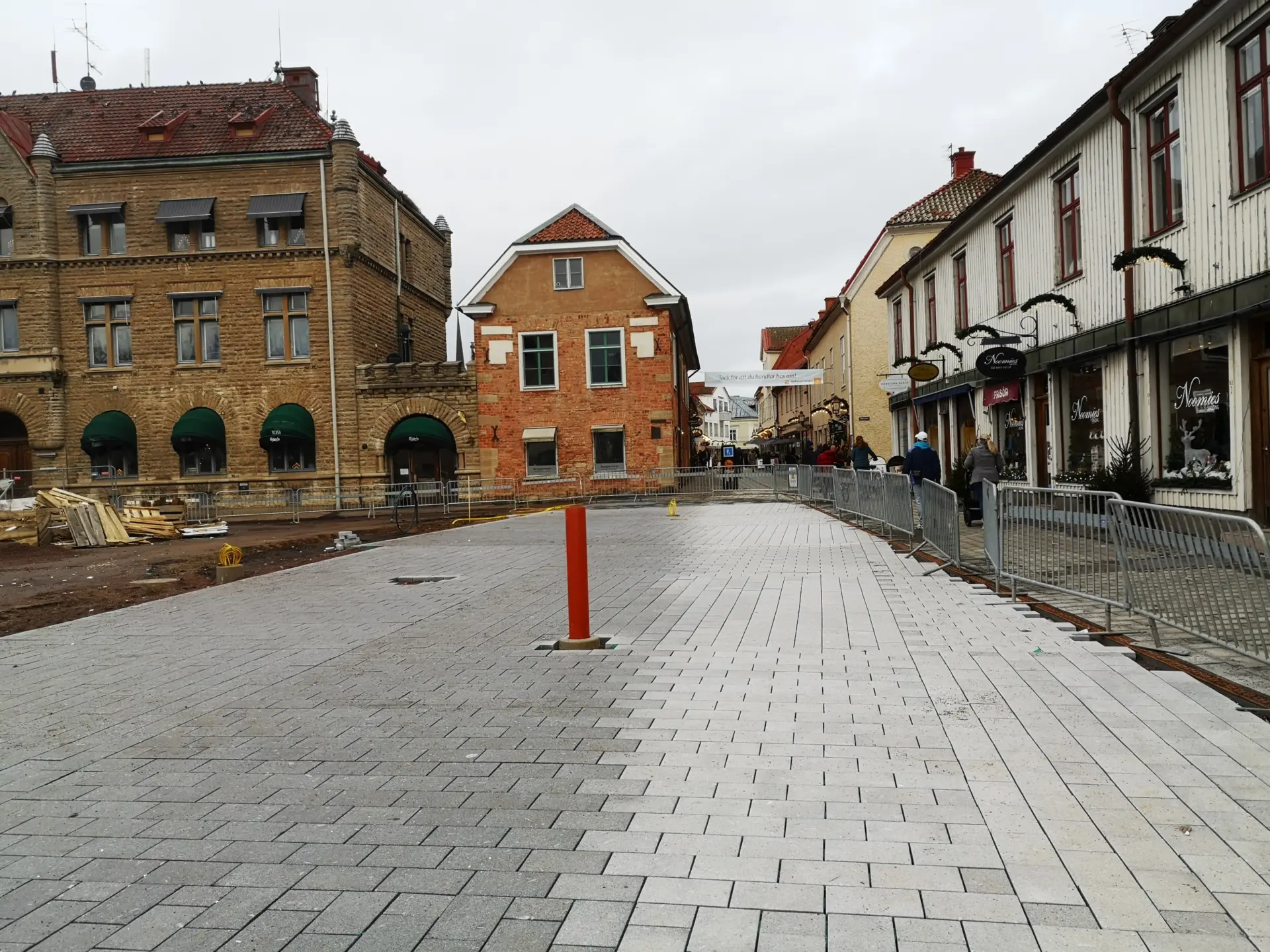 Rådhustorget, 20 december 2020. Foto: Tommy Mansén.