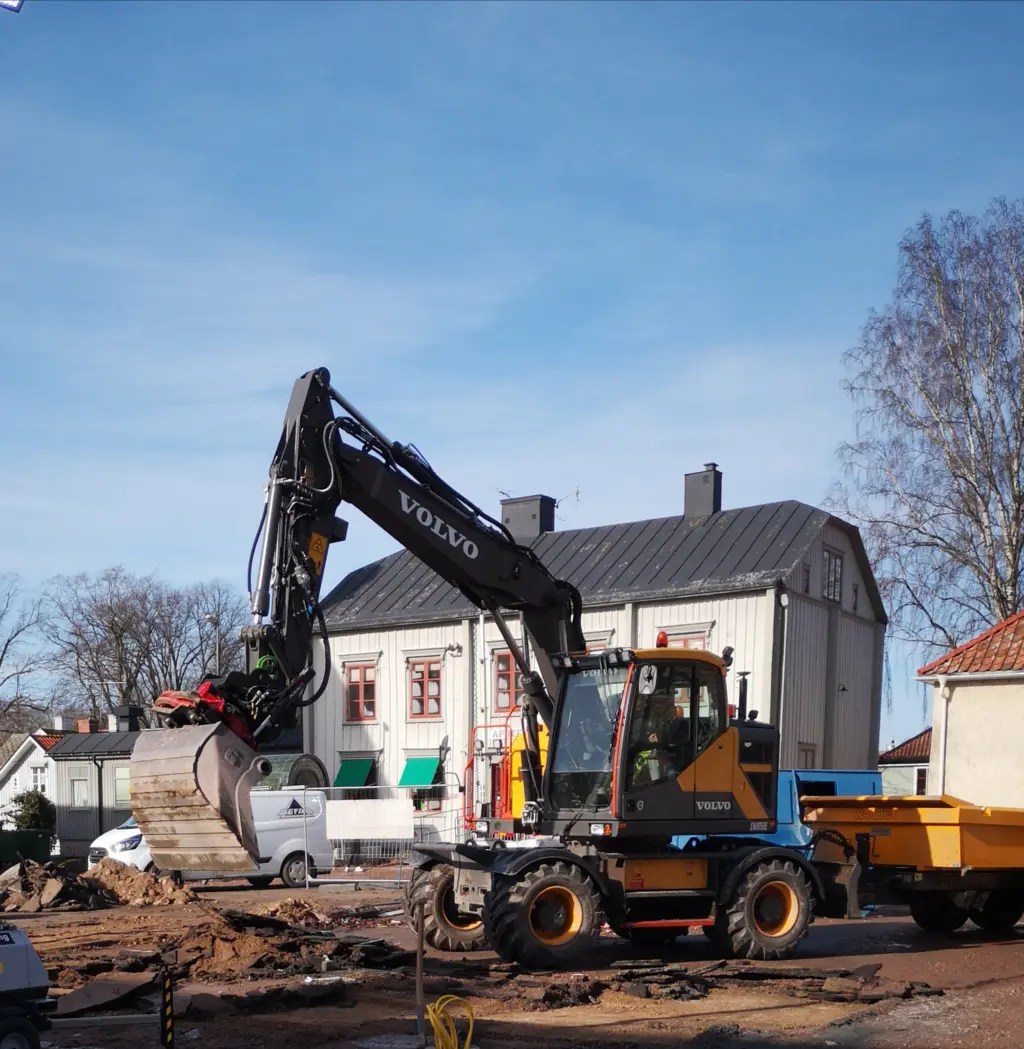 Rådhustorget, 12 mars 2021. Foto: Tommy Mansén.