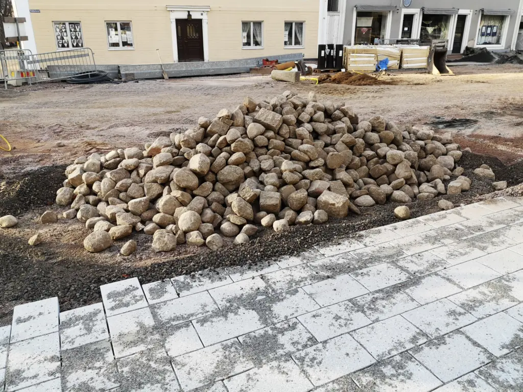 Rådhustorget, 22 mars 2021. Foto: Tommy Mansén.