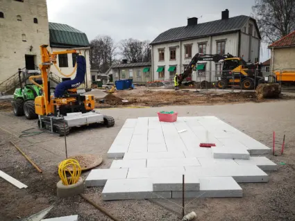 Rådhustorget, 24 mars 2021. Foto: Tommy Mansén.