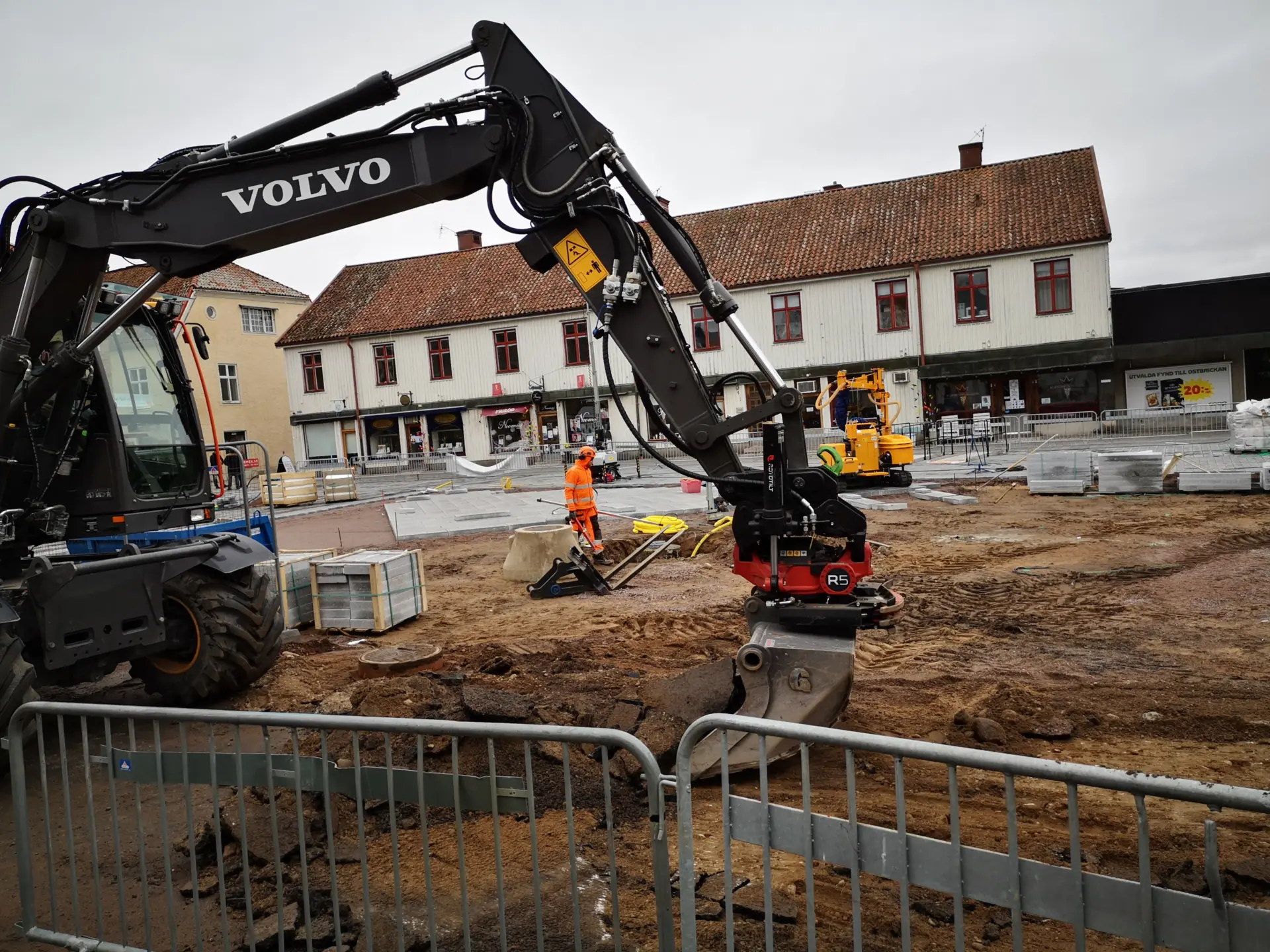 Rådhustorget, 29 mars 2021. Foto: Tommy Mansén.