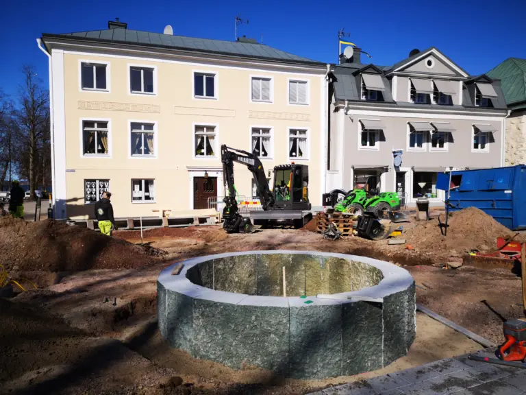 Rådhustorget, 30 mars 2021. Foto: Tommy Mansén.