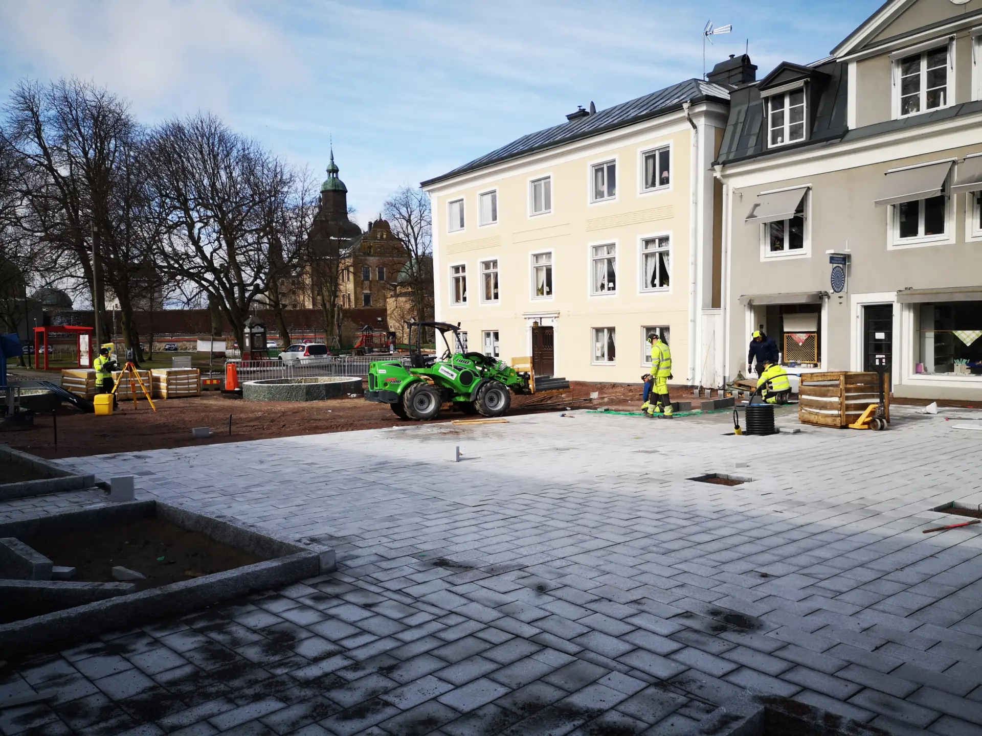 Rådhustorget, 12 april 2021. Foto: Tommy Mansén.