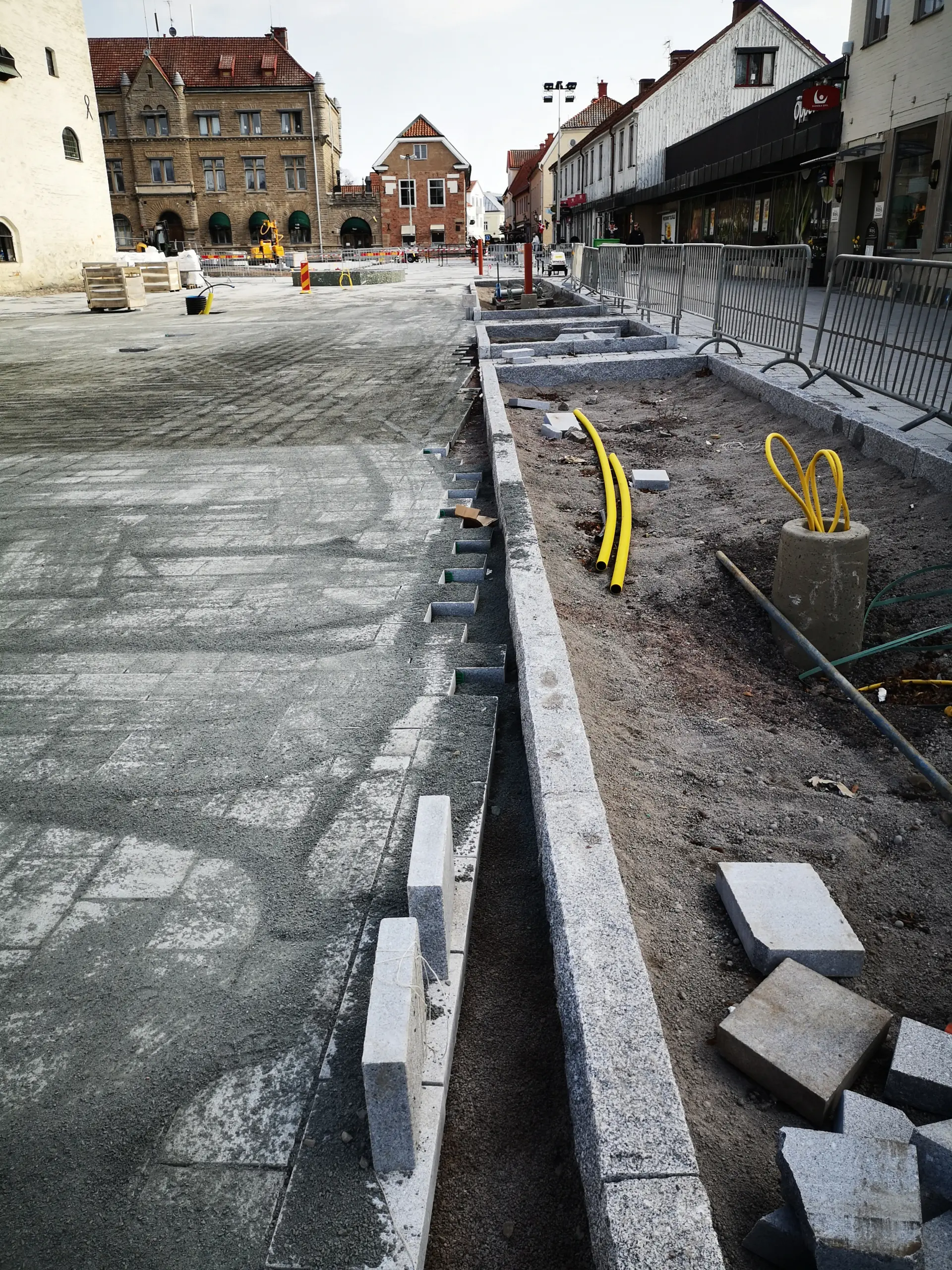 Rådhustorget, 17 april 2021. Foto: Tommy Mansén.