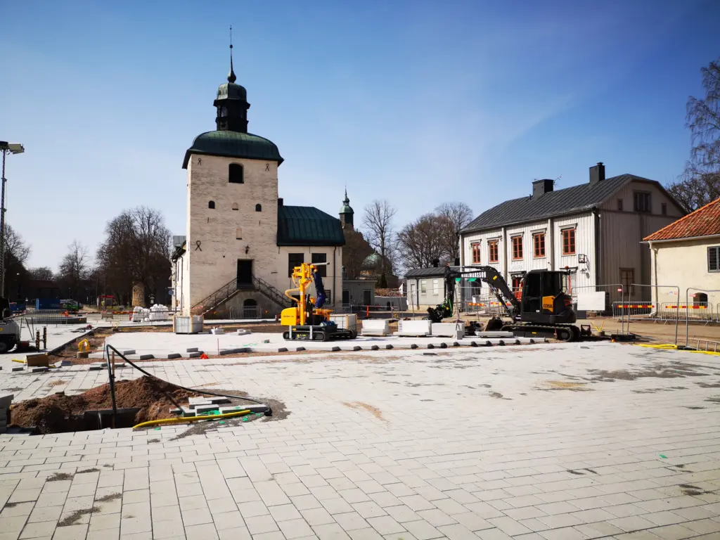 Rådhustorget, 18 april 2021. Foto: Tommy Mansén.
