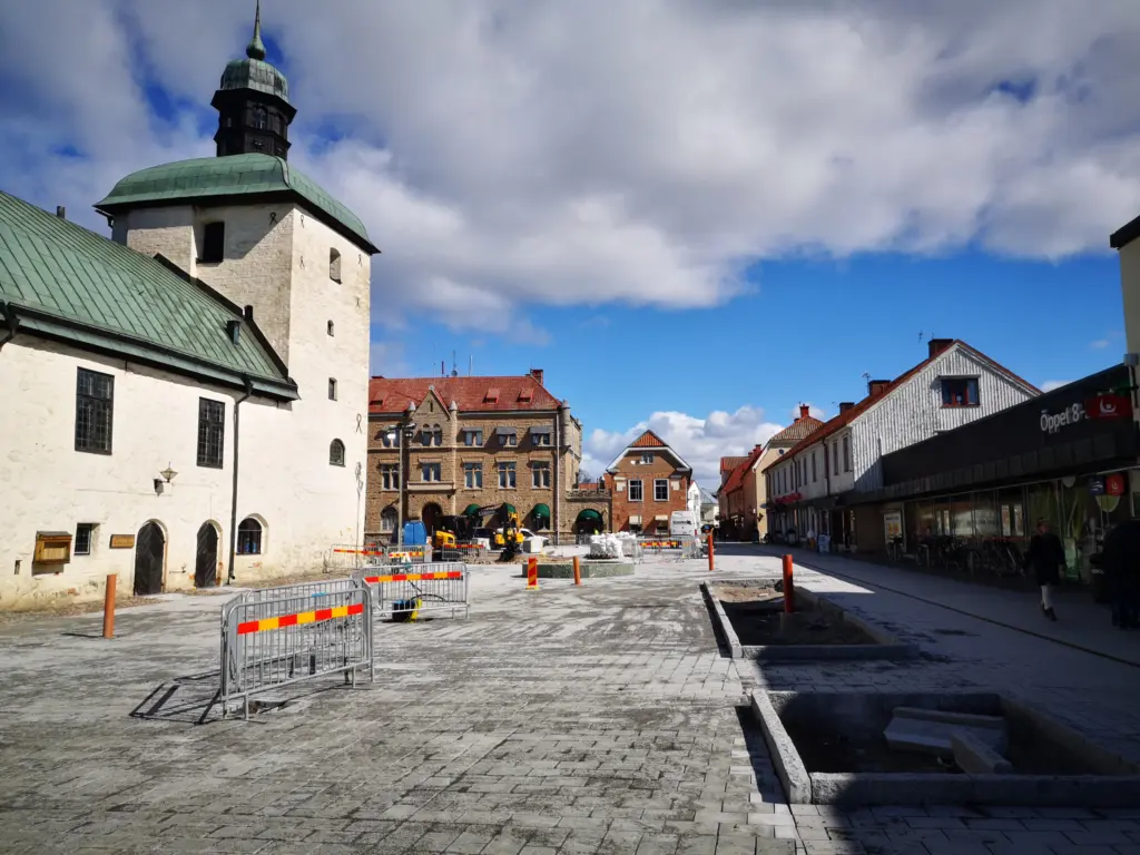Rådhustorget, 23 april 2021. Foto: Tommy Mansén.