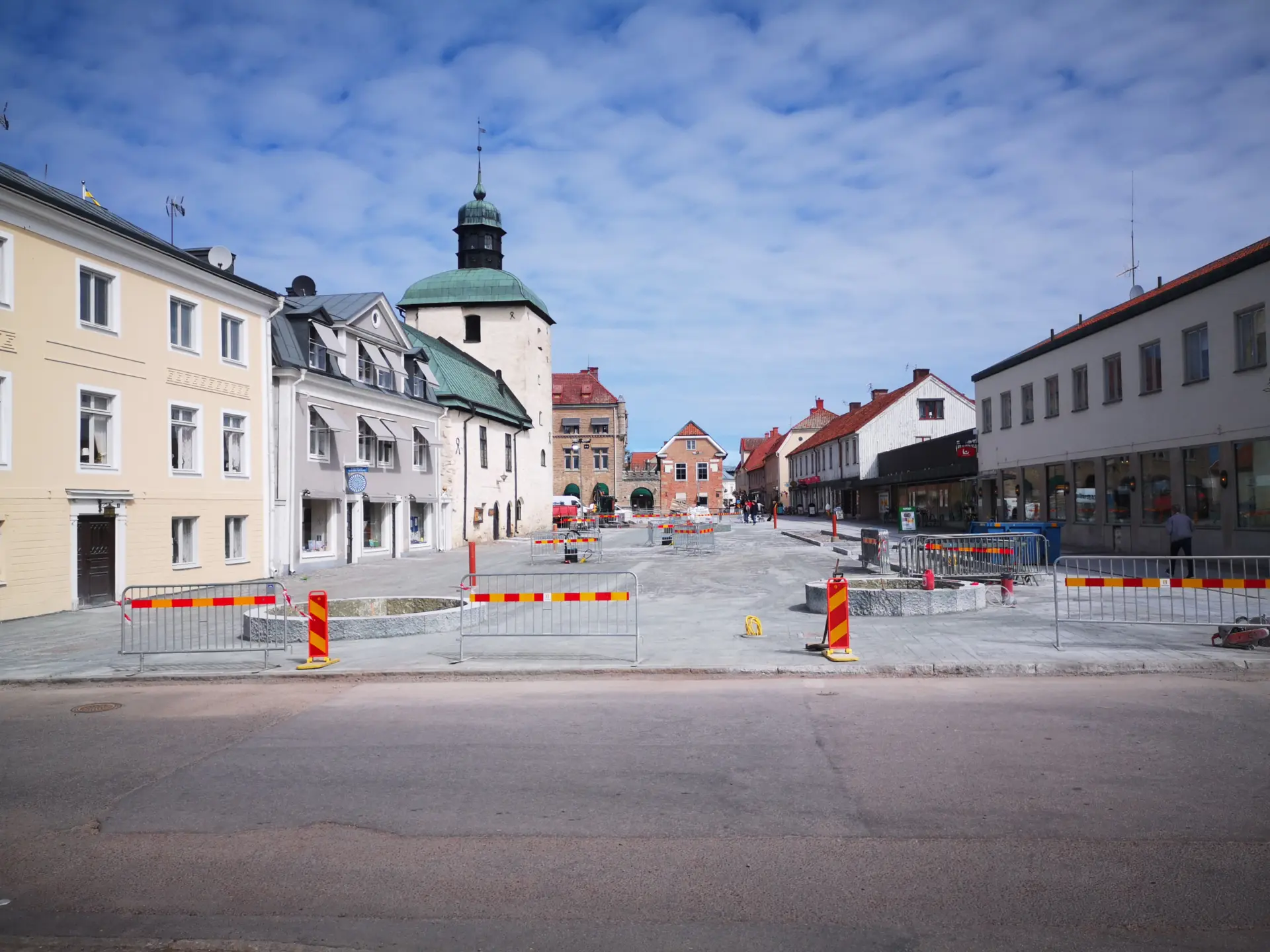 Rådhustorget, 27 april 2021. Foto: Tommy Mansén.