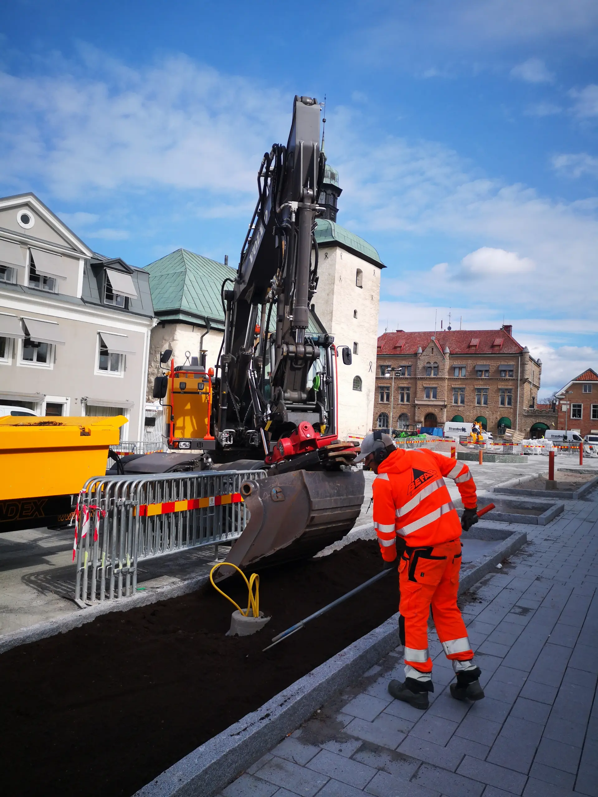 Rådhustorget, 28 april 2021. Foto: Tommy Mansén.
