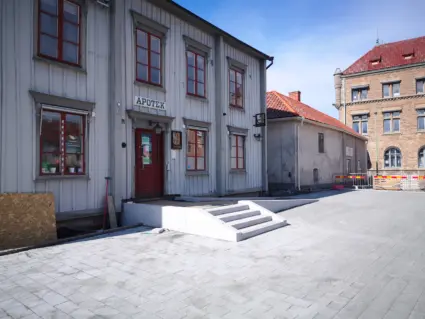 Rådhustorget, 10 maj 2021. Foto: Tommy Mansén.
