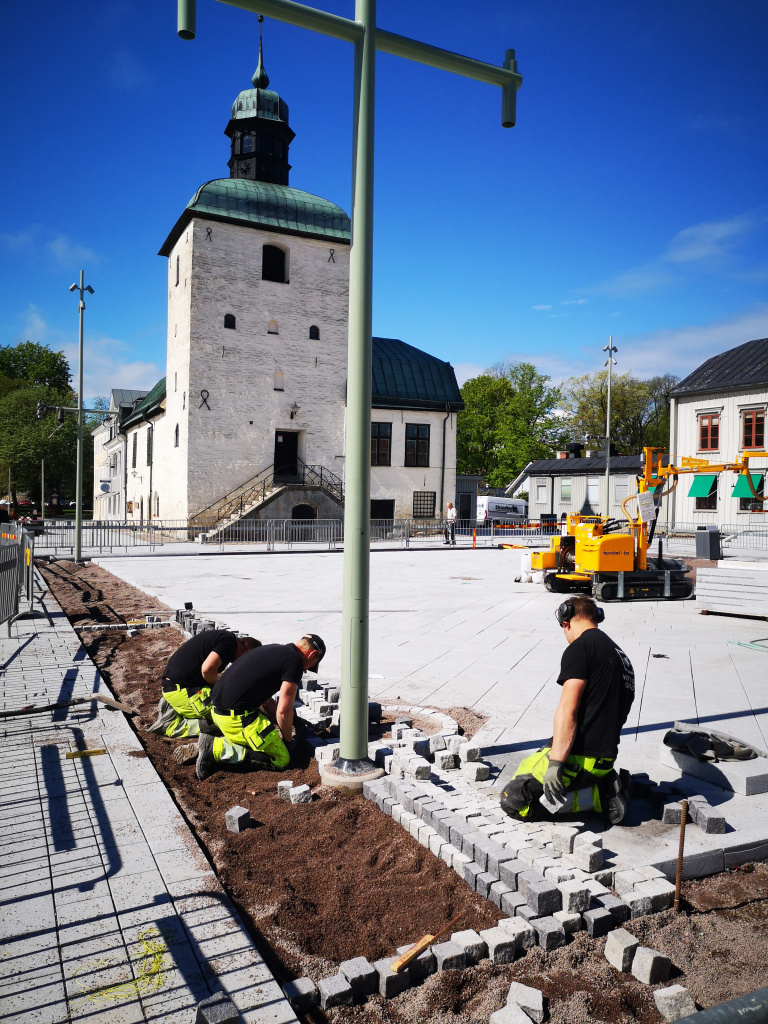 Rådhustorget, 17 maj 2021. Foto: Tommy Mansén.
