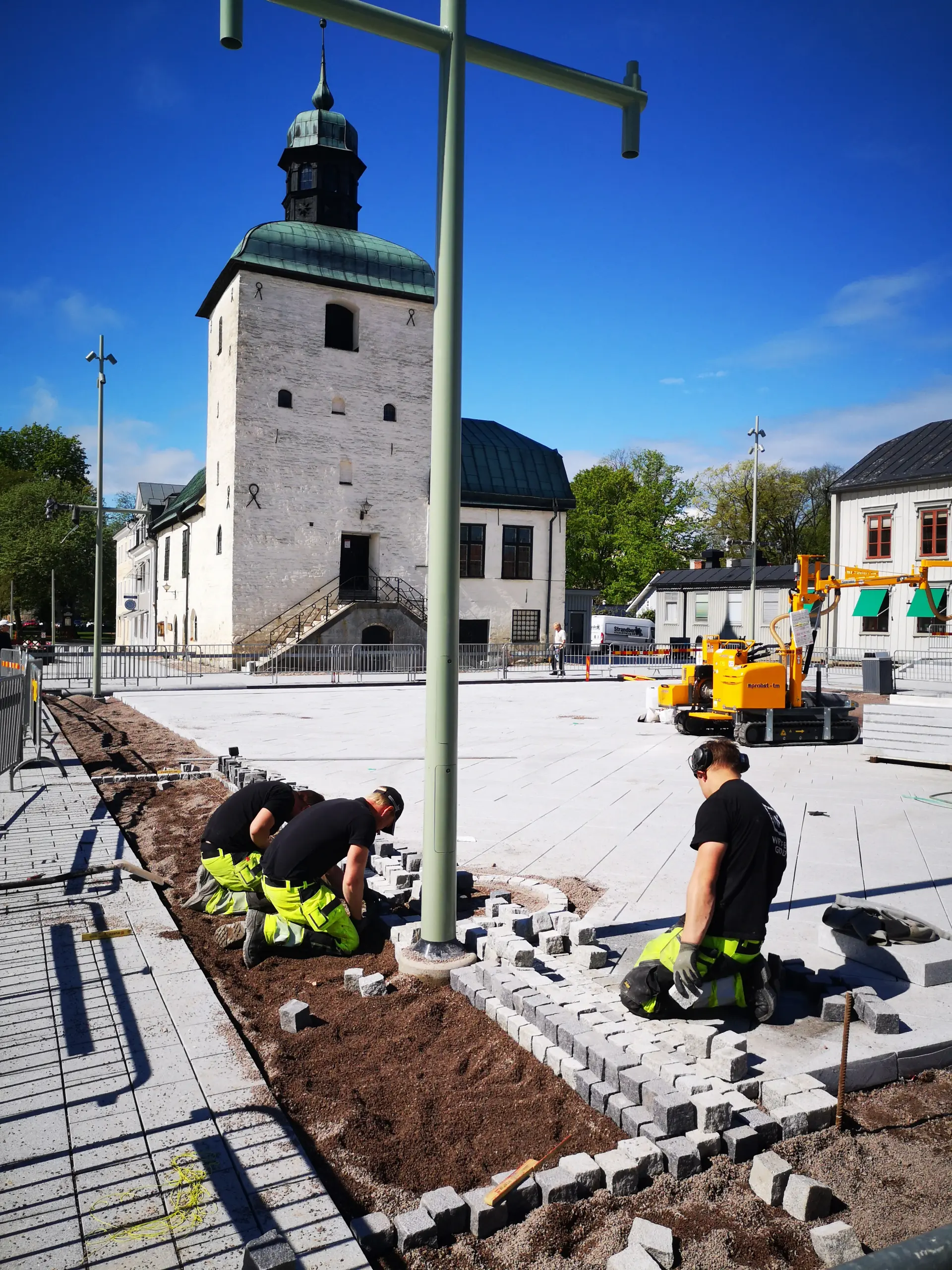 Rådhustorget, 17 maj 2021. Foto: Tommy Mansén.