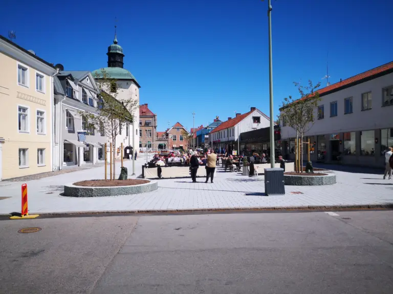 Rådhustorget, 21 maj 2021. Foto: Tommy Mansén.