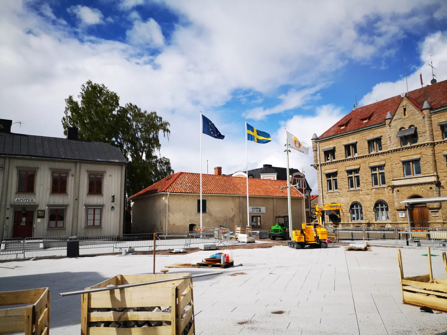 Rådhustorget, 23 maj 2021. Foto: Tommy Mansén.