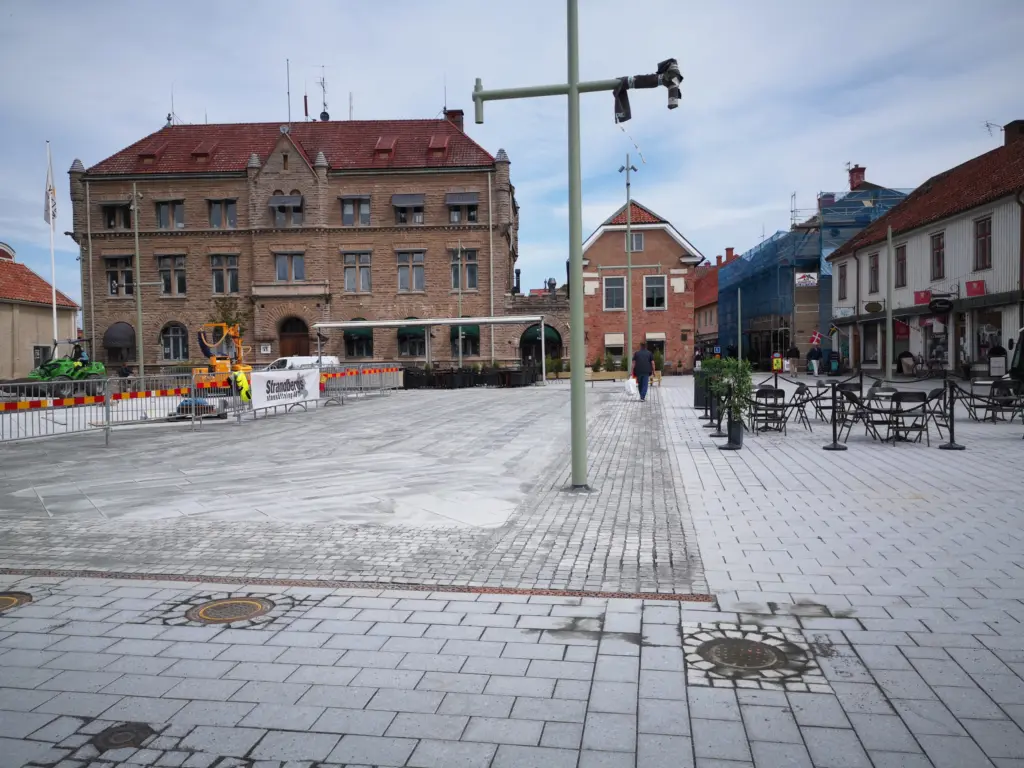 Rådhustorget, 25 maj 2021. Foto: Tommy Mansén.