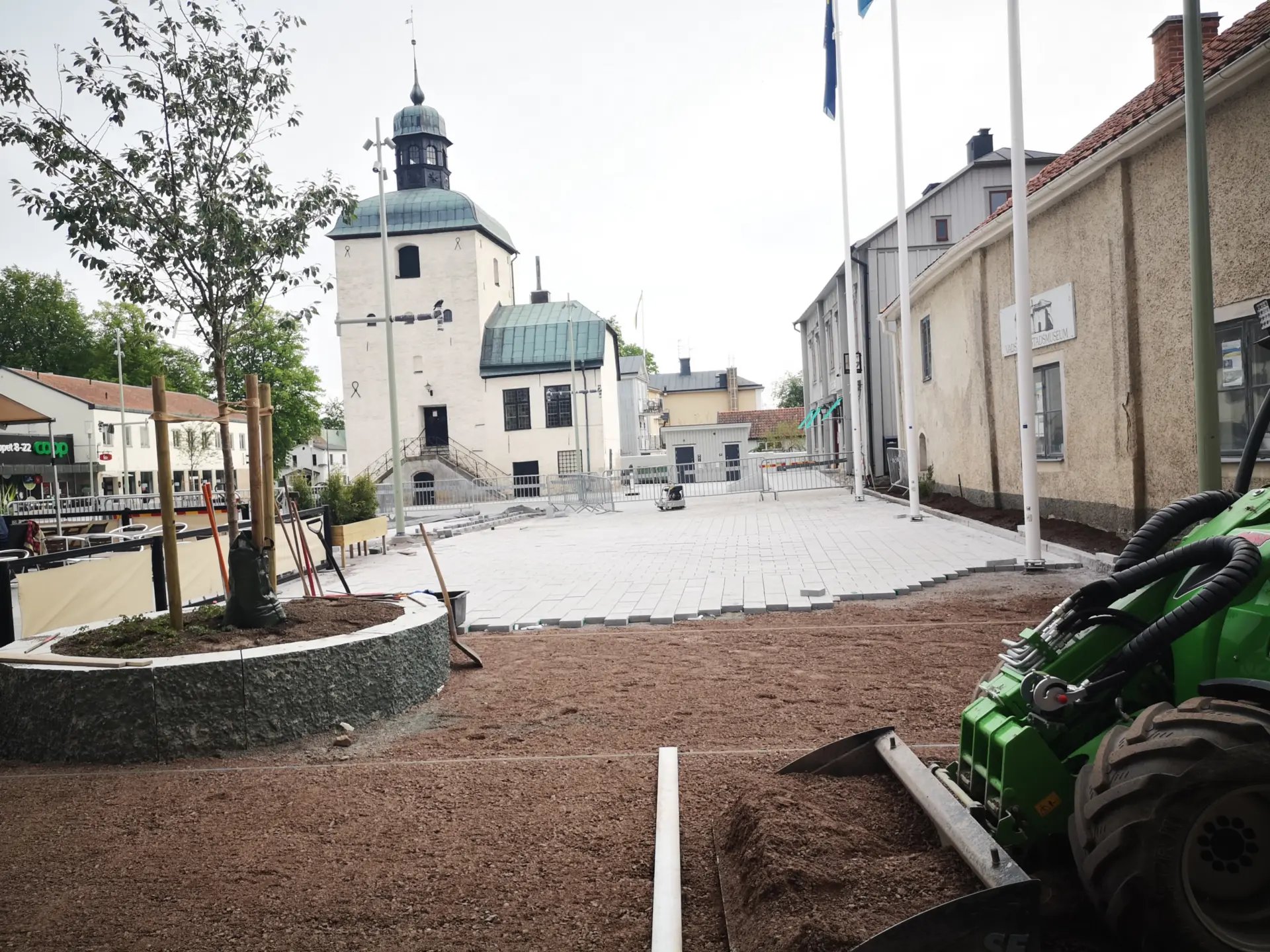 Rådhustorget, 31 maj 2021. Foto: Tommy Mansén.