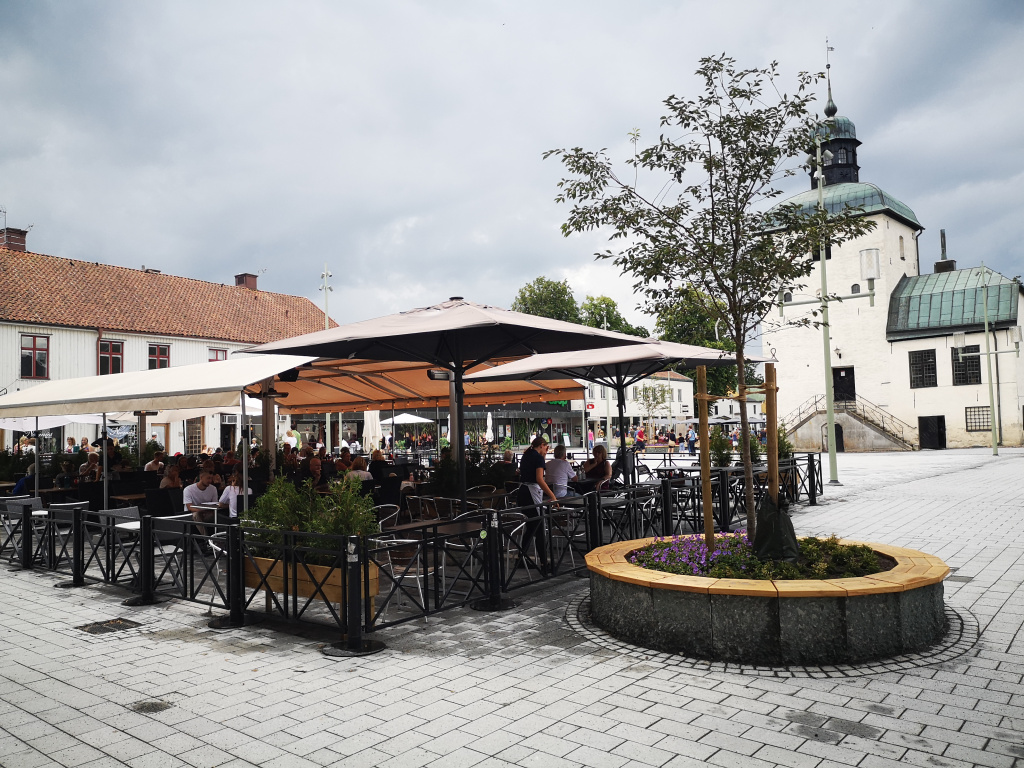 Rådhustorget,5 juli 2021. Foto: Tommy Mansén.
