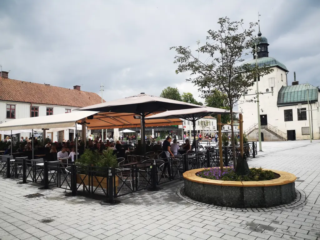Rådhustorget,5 juli 2021. Foto: Tommy Mansén.