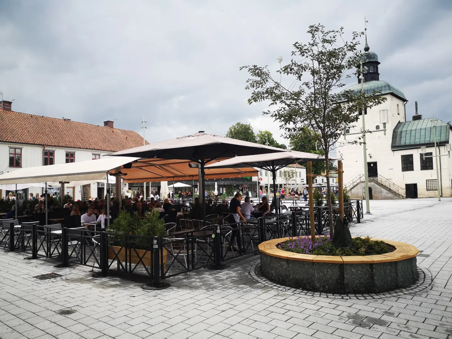 Rådhustorget,5 juli 2021. Foto: Tommy Mansén.