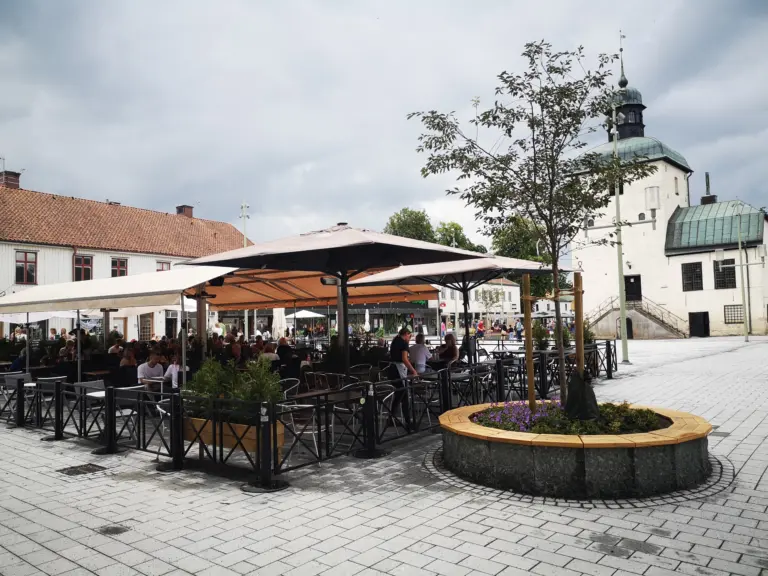 Rådhustorget,5 juli 2021. Foto: Tommy Mansén.
