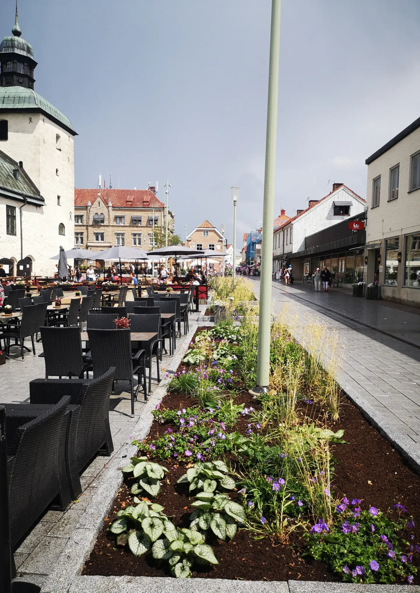 Rådhustorget,20 juli 2021. Foto: Tommy Mansén.