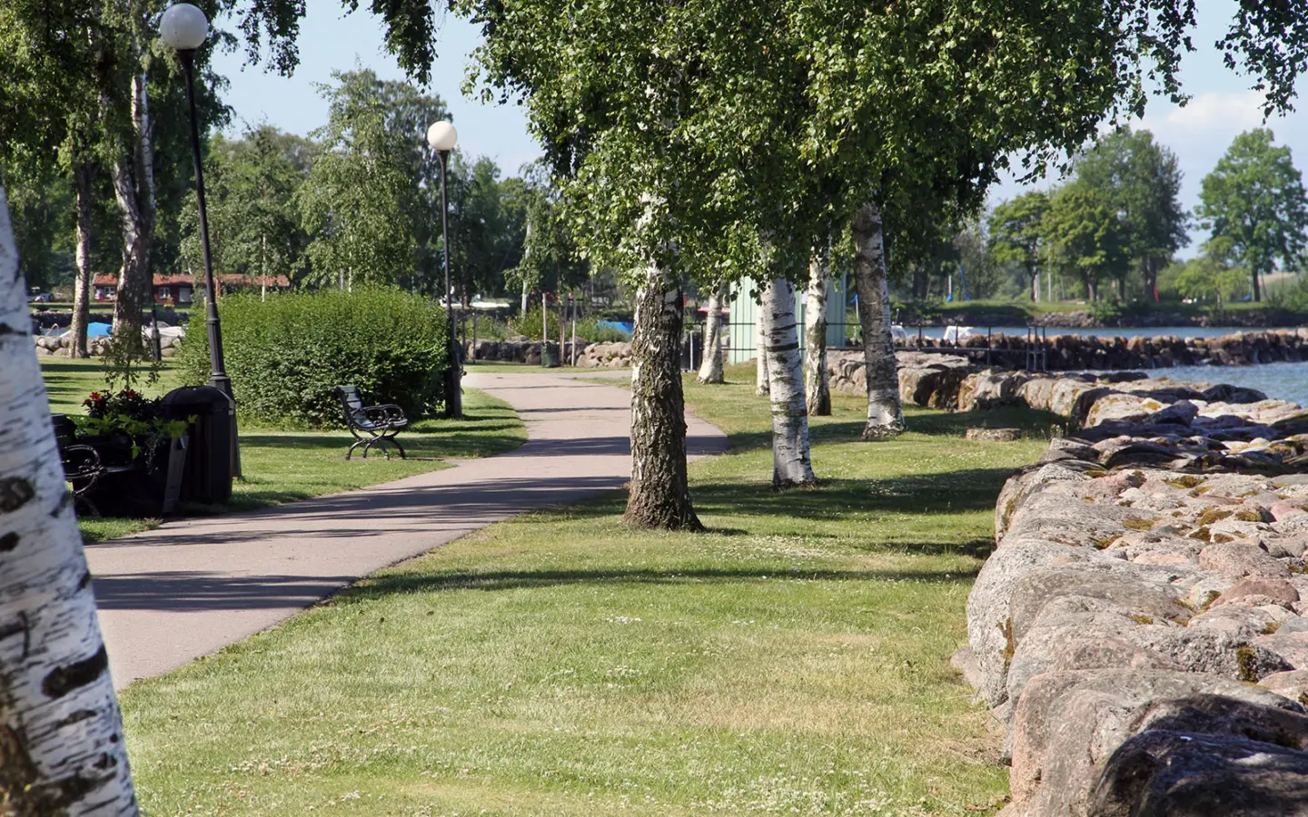 Vy: Strandpromenaden