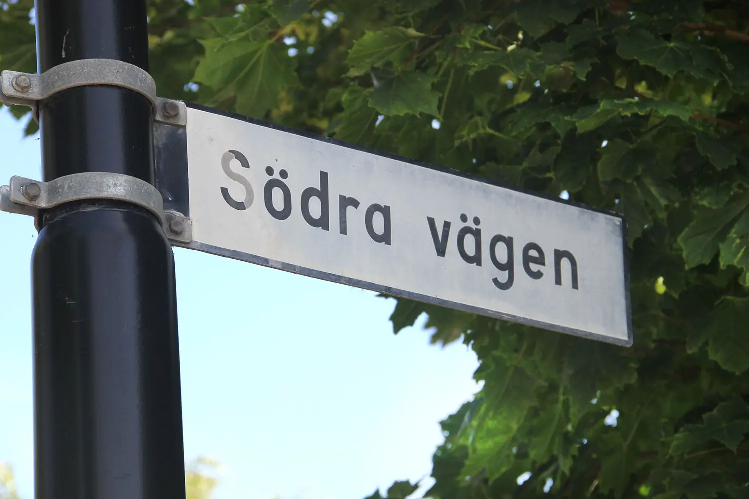 Skylt Södra vägen