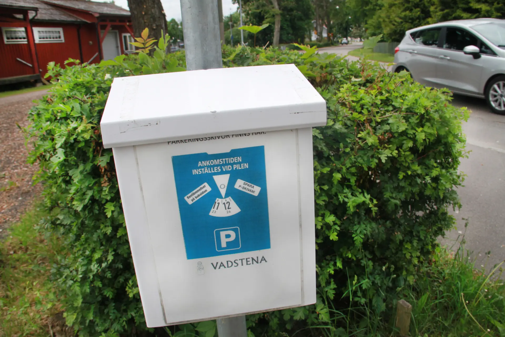 Brevlåda med P-skivor