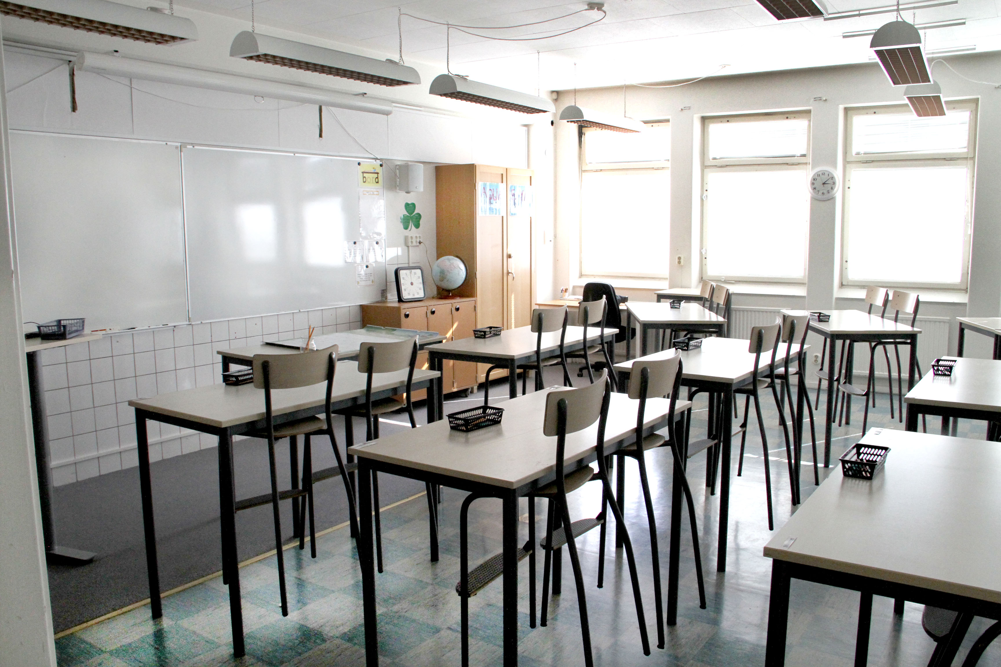 Inget klassrum i lokalerna är det andra likt.