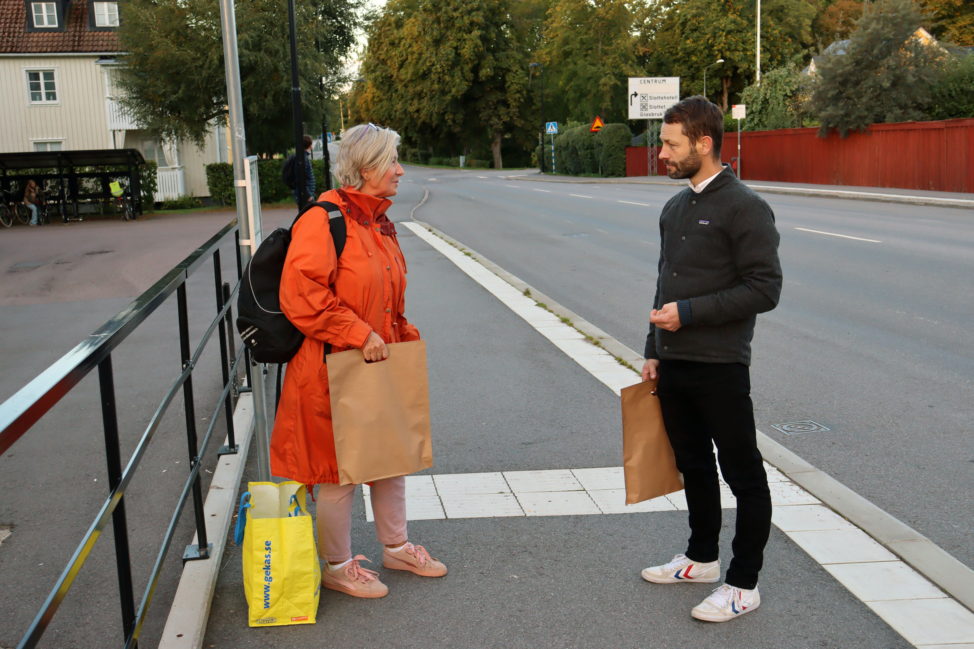 Tina Harju berättade för Martin Berry att hon återupptaget pendlingen.