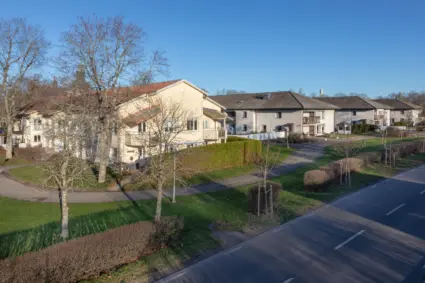 Bild på Wasagården med flera av byggnaderna